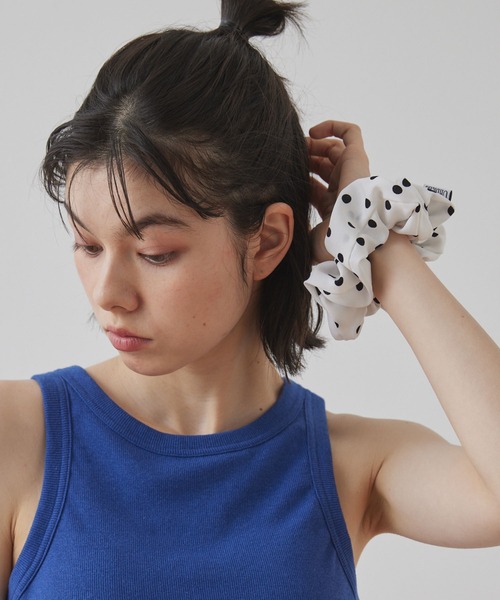 ミンクのシュシュ Amazon.co.jp: ミンクファー シュシュ 全10色 1個入り (9