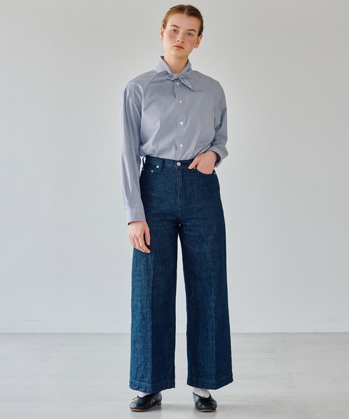 [ORCIVAL] Denim брюки 0 индиго голубой женский 