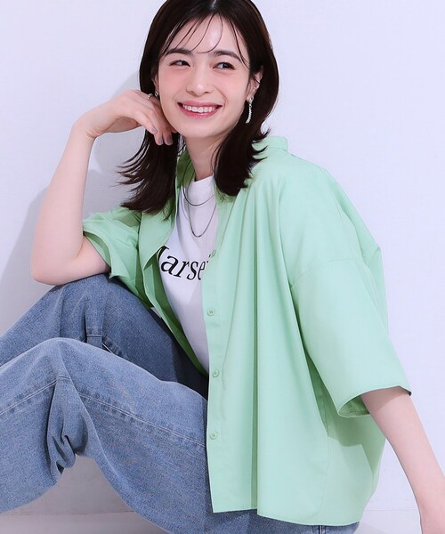 SHOO・LA・RUE（シューラルー） ブラウス シャツ 夏 「洗える/5分袖