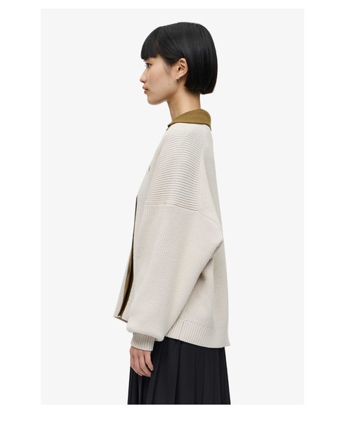 「FRED PERRY」 ニットカーディガン 10 ベージュ レディース FRED PERRY 「FRED PERRY」 ニットカーディガン 10 ベージュ