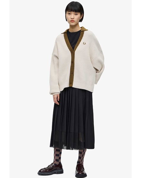 FRED PERRY 「FRED PERRY」 ニットカーディガン 10 ベージュ