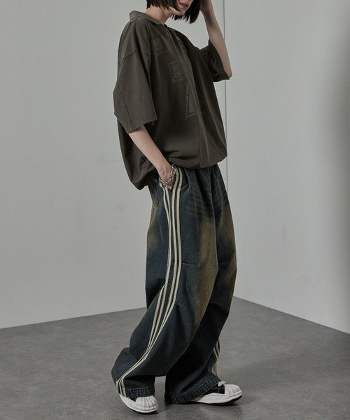 tシャツ 「Alfred Alex」ヴィンテージ ピグメント加工