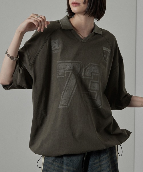always bott Tシャツ tシャツ 「Alfred Alex」ヴィンテージ ピグメント加工