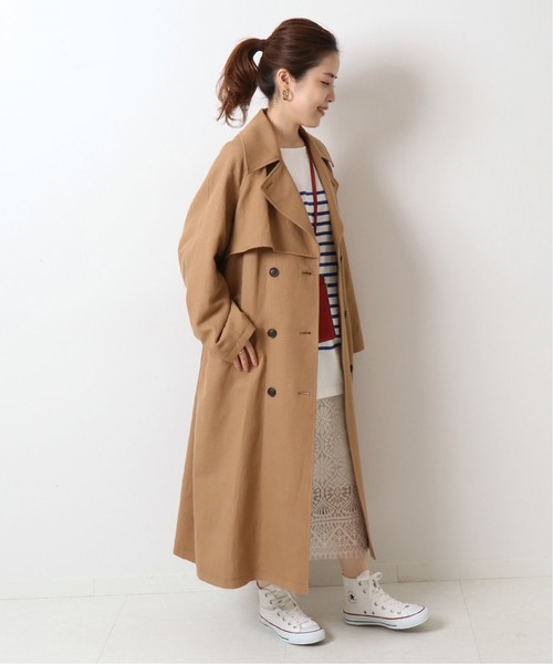 「Spick & Span」 トレンチコート 36 ベージュ レディース