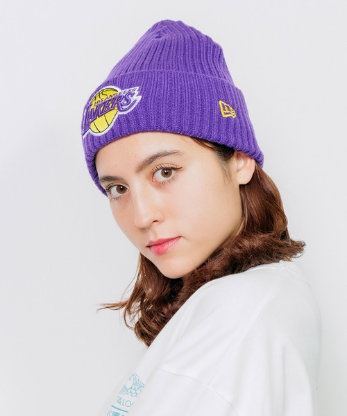 NEW ERA（ニューエラ） ニットキャップ ONE SIZE パープル メンズ