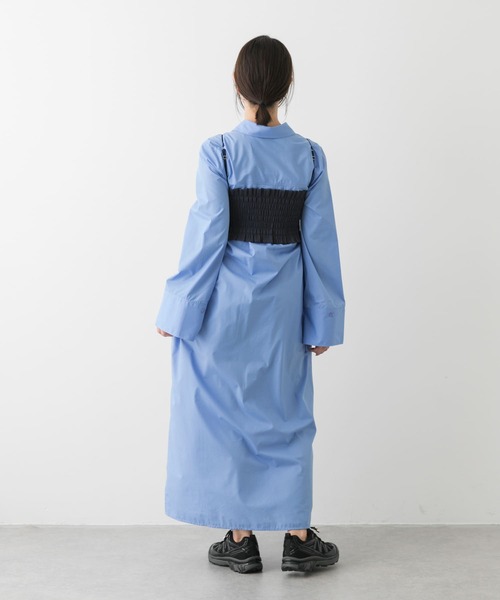 「SENSE OF PLACE by URBAN RESEARCH」 長袖ワンピース S ベージュ系その他 レディース_画像8
