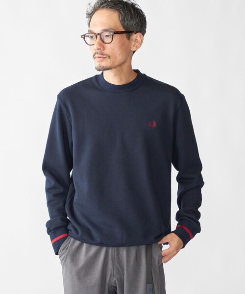 ❤FRED PERRY❤グレー スウェット Sサイズ FRED PERRY フレッドペリー HOODED ZIP THROUGH SWEATSHIRT