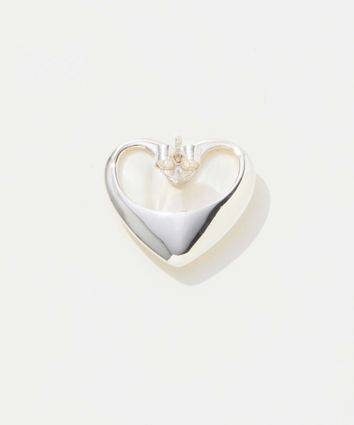 ピアス ANNIKA INEZ Pearl Heart Earrings， Sml アニカ イネズ パールハート ピアス スモール レディースの画像