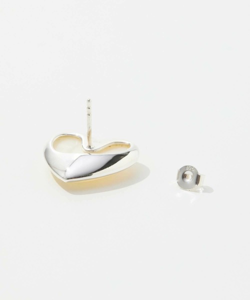 ピアス ANNIKA INEZ Pearl Heart Earrings， Sml アニカ イネズ パールハート ピアス スモール レディースの画像