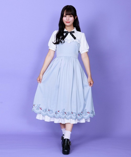 ☆新品☆axes femme poetique　ワンピース　 K0503 axes femme POETIQUE ワンピース セーラーカラーカット