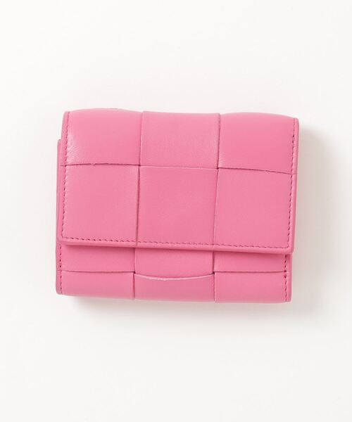 BOTTEGA VENETA 名刺入れ ピンク ピンク系 BOTTEGA VENETA(ボッテガヴェネタ) カードケース・名刺