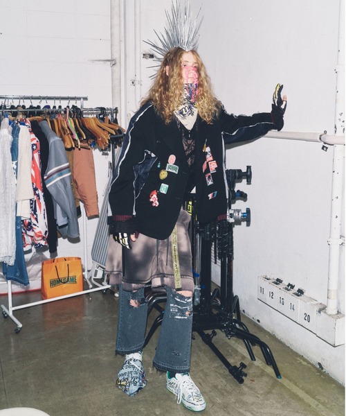ワイドパンツ スウェットパンツ ジャージ SEVESKIG/セブシグ/SWEAT PANT_PT-SV-NRS-1010 メンズ レディースの画像