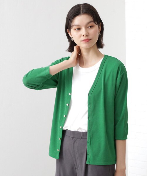今週のみ価格　sung1975 カーディガン Lサイズ BLACK BY MOUSSY | 2way slit knit cardigan (カーディガン ) |SHEL