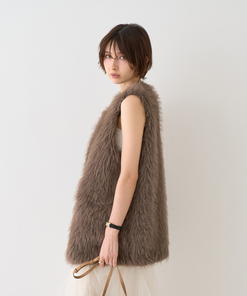 ROUGE VIF Sophie ベスト ジレ 「一部店舗限定」エコファーベスト