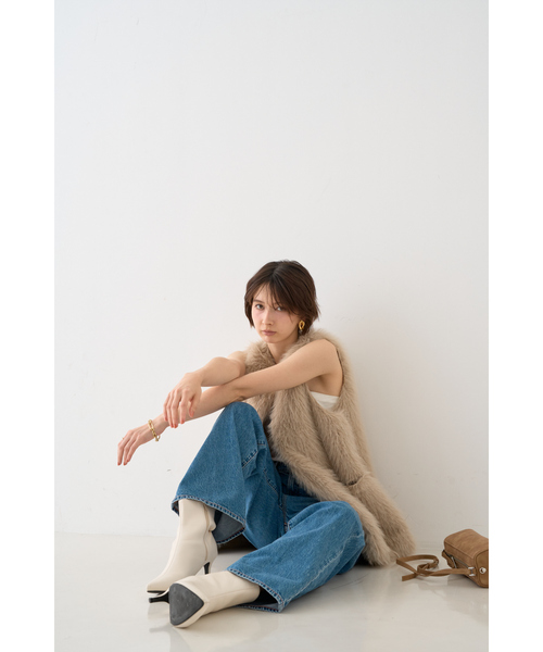 ROUGE VIF Sophie ベスト ジレ 「一部店舗限定」エコファーベスト