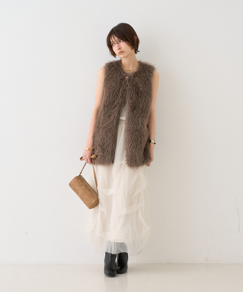 ROUGE VIF Sophie ベスト ジレ 「一部店舗限定」エコファーベスト