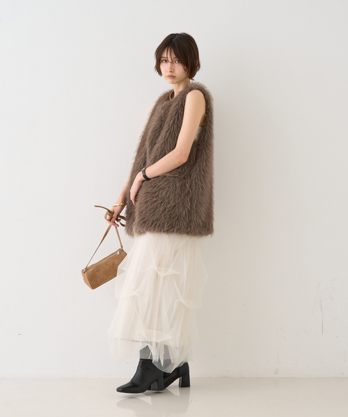 ROUGE VIF Sophie ベスト ジレ 「一部店舗限定」エコファーベスト