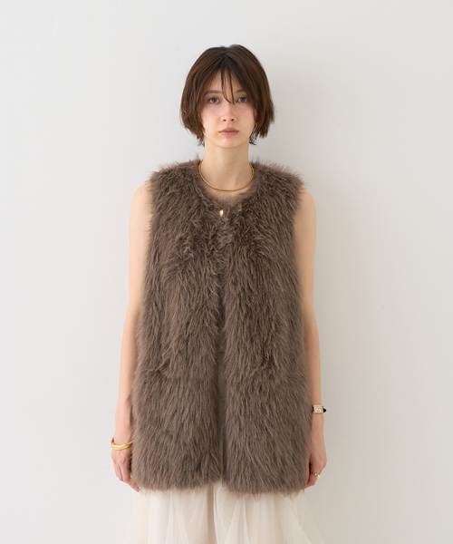ROUGE VIF Sophie ベスト ジレ 「一部店舗限定」エコファーベスト