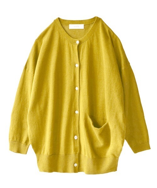 「zootie」 ニットカーディガン M マスタード レディース_画像2