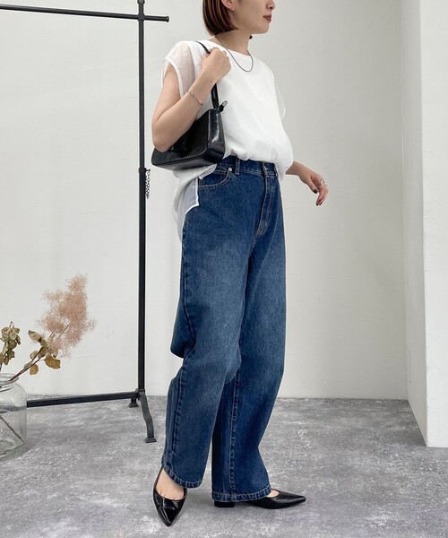 「fredy emue」 半袖ブラウス 38 ライトグレー レディース_画像3