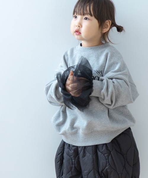 LOWRYS FARM（ローリーズファーム） tシャツ ソデチュールフリルLS 