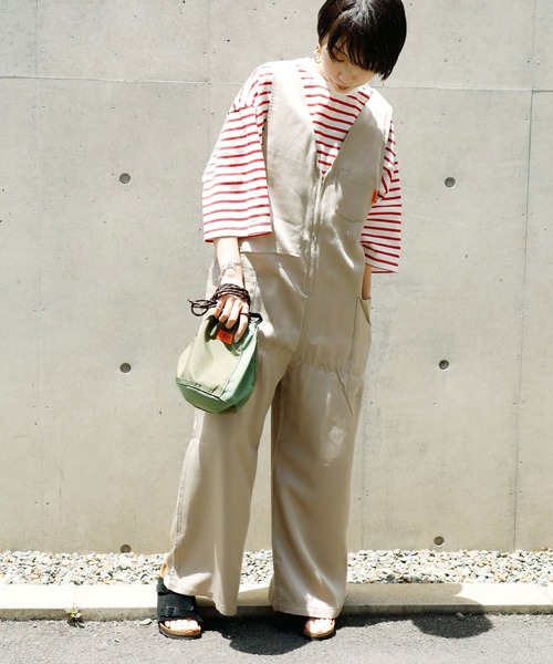 UNIVERSAL OVERALL 「UNIVERSAL OVERALL」 オーバーオール M ベージュ  