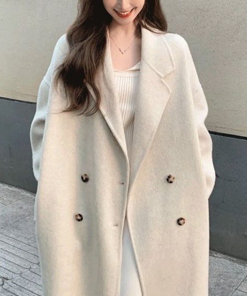 cammie コート チェスターコート ダブル チェスターロングコート