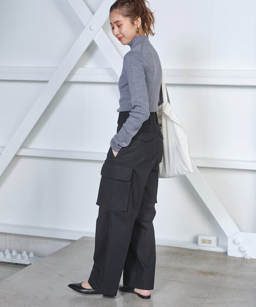 「Spick & Span」 カーゴパンツ 36 ブラック レディース