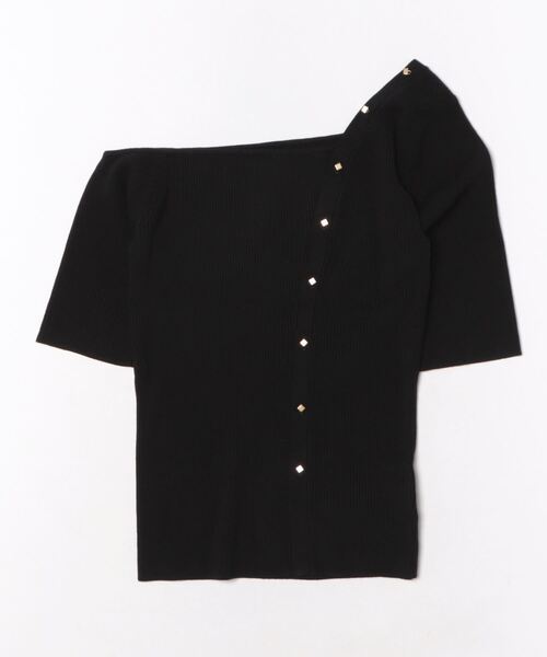 SNIDEL（スナイデル） 半袖ニット FREE ブラック レディース