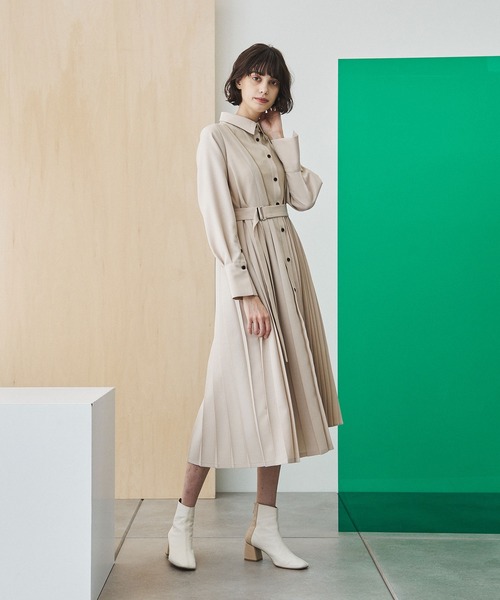 UNITED TOKYO（ユナイテッドトウキョウ） シャツワンピース 1 ブルー