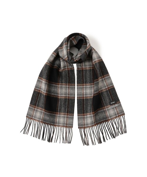 BEAMS（ビームス） マフラー グラデーション チェック マフラー メンズ