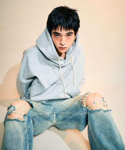 Elanque 裏起毛ボリュームフーディー Elanque パーカー volume hoodie / 裏起毛ボリュームフーディー メンズ