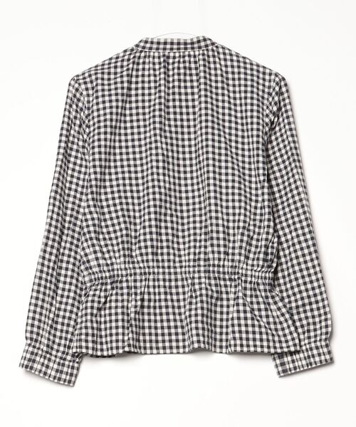 beautiful people / 長袖ブラウス/36/ウール/BRW/チェック/1035106002 beautiful people 「beautiful people」 チェック柄長袖ブラウス 36