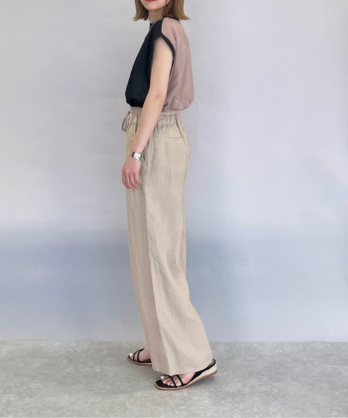 「PICCIN」 パンツ M ベージュ レディース_画像6