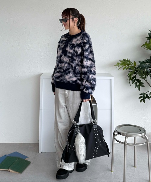 ボストンバッグ アソートスタッズボストンバッグ レディース メンズ