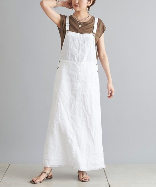 「DouDou」 ノースリーブトップス SMALL ライトベージュ レディース_画像5