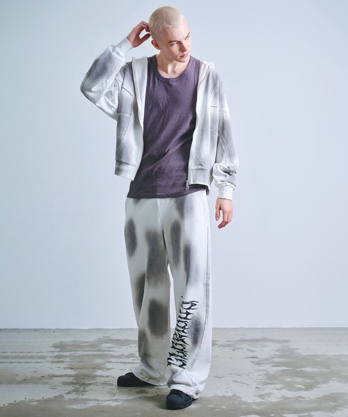 Jaded London レリックニット ダブルジップ パーカー y2k Jaded London Knit Zip Up Jacket by Jaded London - Pickle