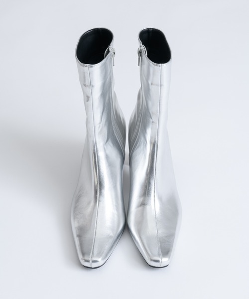 「LA BELLE ETUDE」 ショートブーツ S ゴールド レディース_画像2