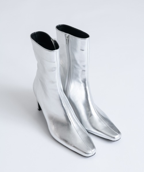 「LA BELLE ETUDE」 ショートブーツ S ゴールド レディース_画像3