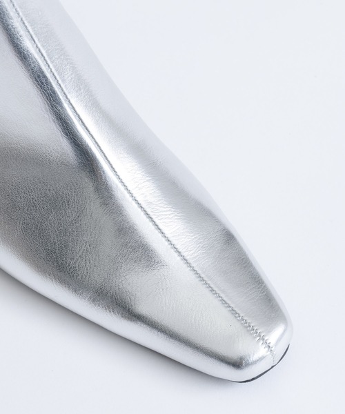 「LA BELLE ETUDE」 ショートブーツ S ゴールド レディース_画像5