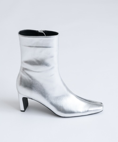 「LA BELLE ETUDE」 ショートブーツ S ゴールド レディース_画像6