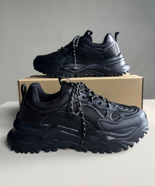 CALIFORNIA OUTFITTERS スニーカー 9C95 ブラック ボリュームソール