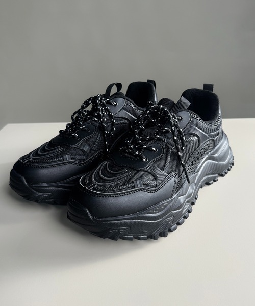 CALIFORNIA OUTFITTERS スニーカー 9C95 ブラック ボリュームソール