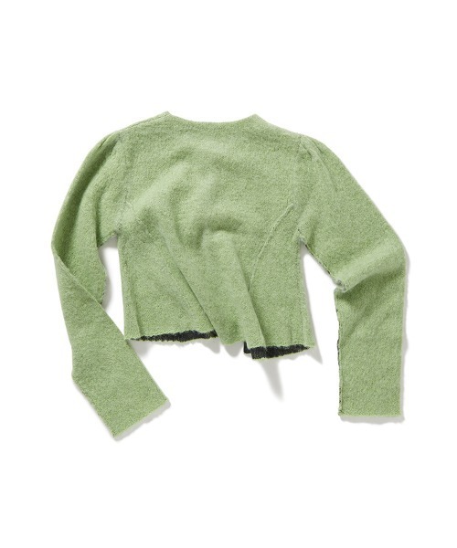 PERVERZE ニットカーディガン FREE グリーン レディース : ZOZOTOWN