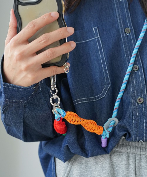 mili an deni（ミリアンデニ） ウォレットチェーン カラフルロープ
