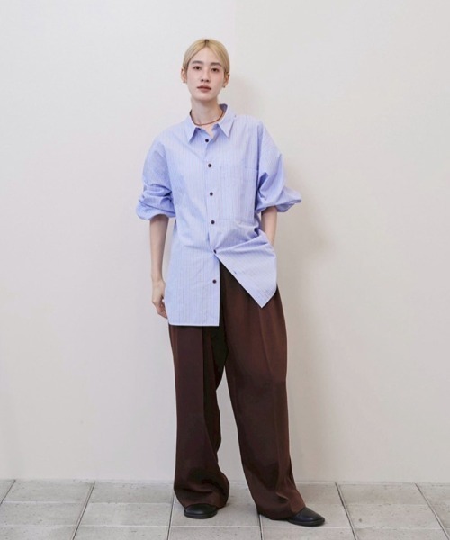 TODAYFUL ブラウス シャツ Stripe Pocket Shirts レディース
