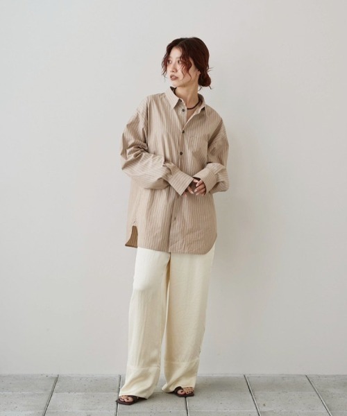 TODAYFUL ブラウス シャツ Stripe Pocket Shirts レディース