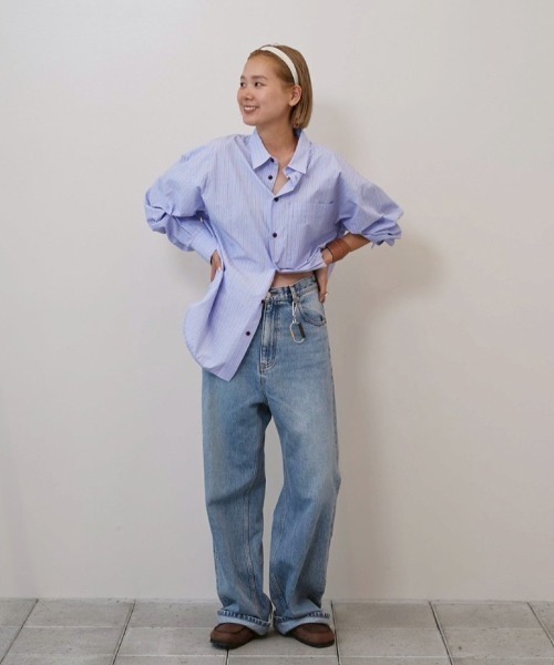 TODAYFUL ブラウス シャツ Stripe Pocket Shirts レディース