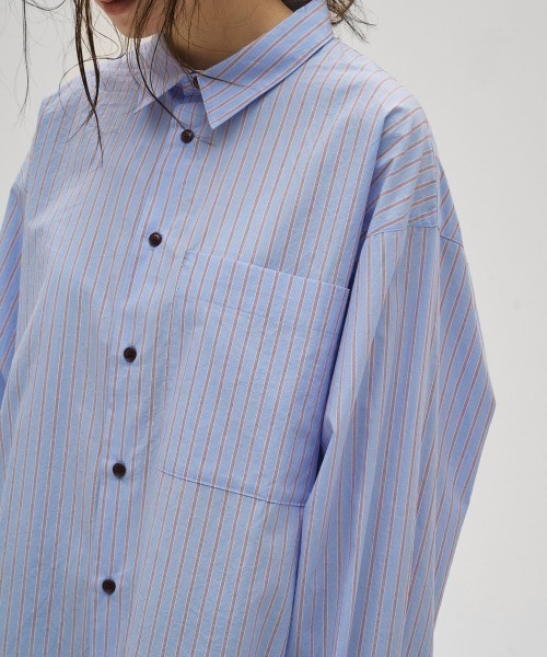 TODAYFUL ブラウス シャツ Stripe Pocket Shirts レディース