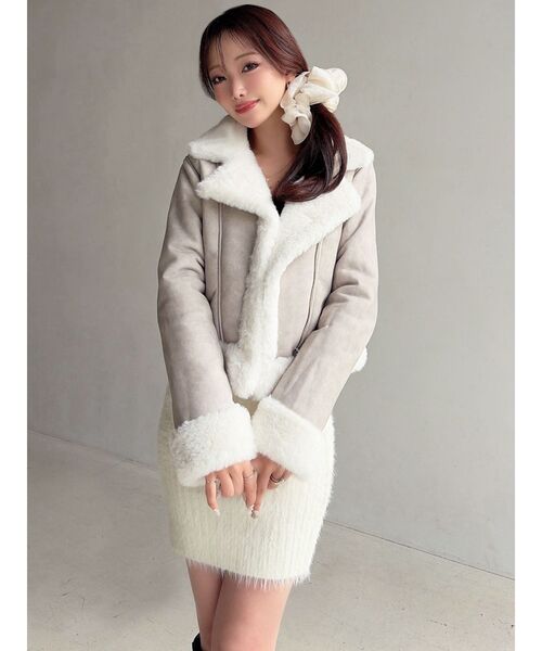 RESEXXY（リゼクシー） ブルゾン アウター ヴィンテージライクフェイク